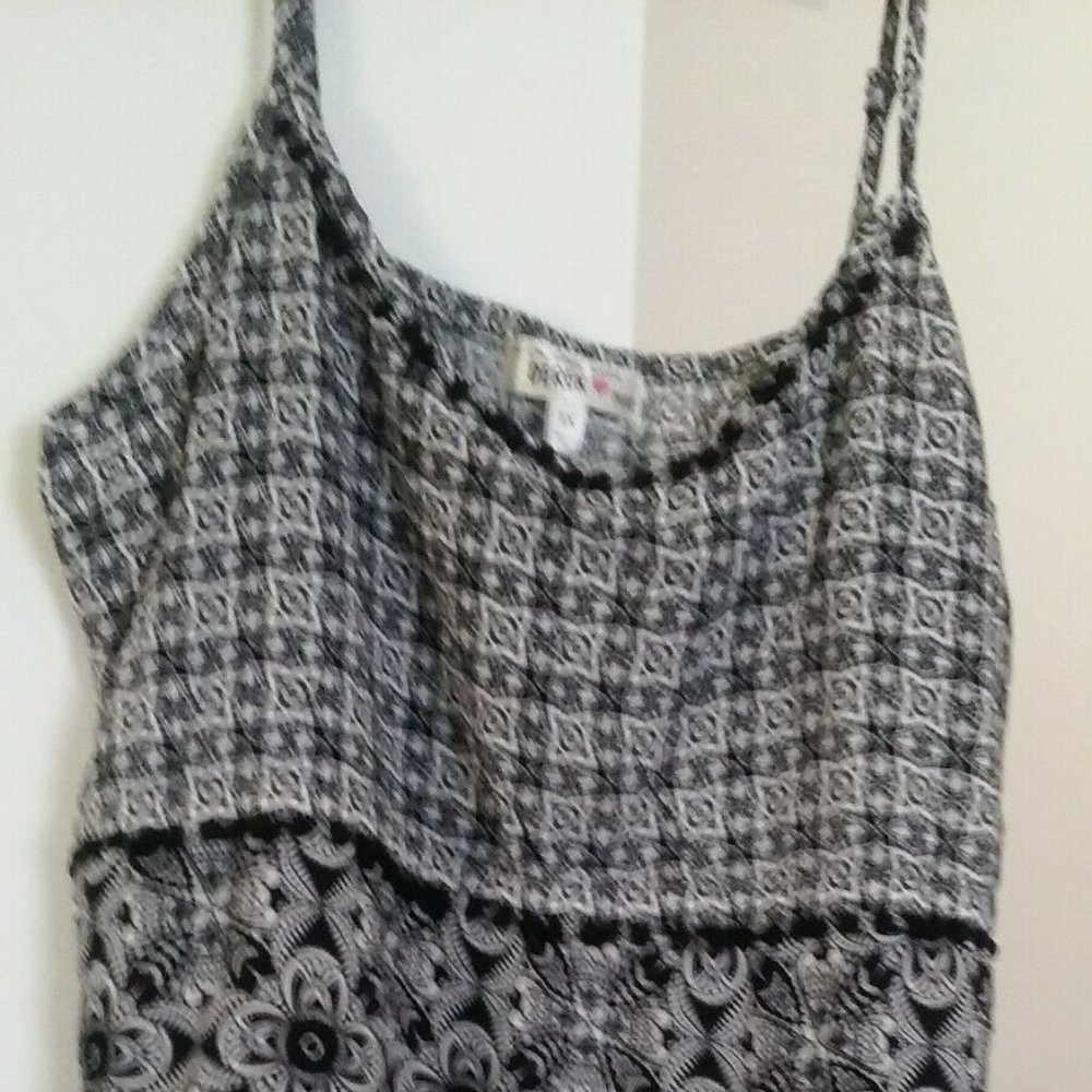 Derek Heart plus Multicolor Floral Sleeveless Spaghetti Strapes Tank Cami 2X 222